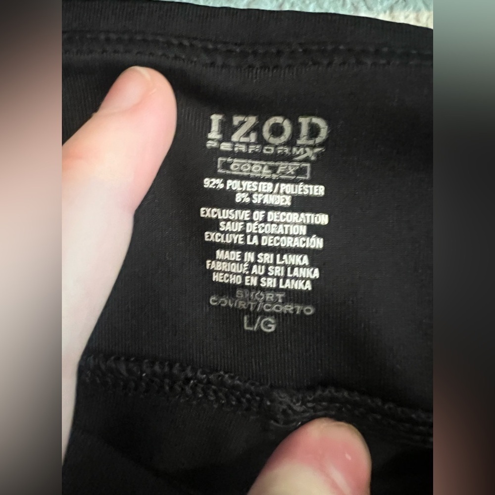 Izod Black Yoga Pants Size Large - Picture 5 of 8